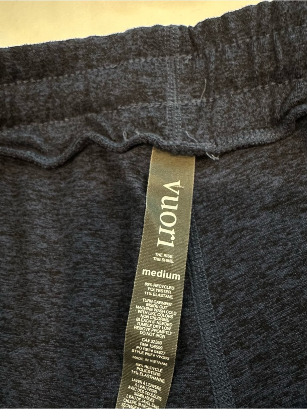 Vuori Performance Jogger Midnight Heather Size M - Picture 5 of 6